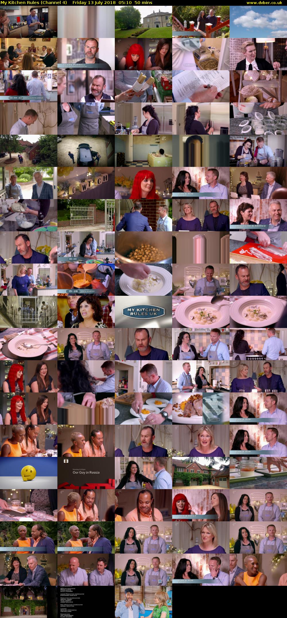 My Kitchen Rules (Channel 4) Friday 13 July 2018 05:10 - 06:00