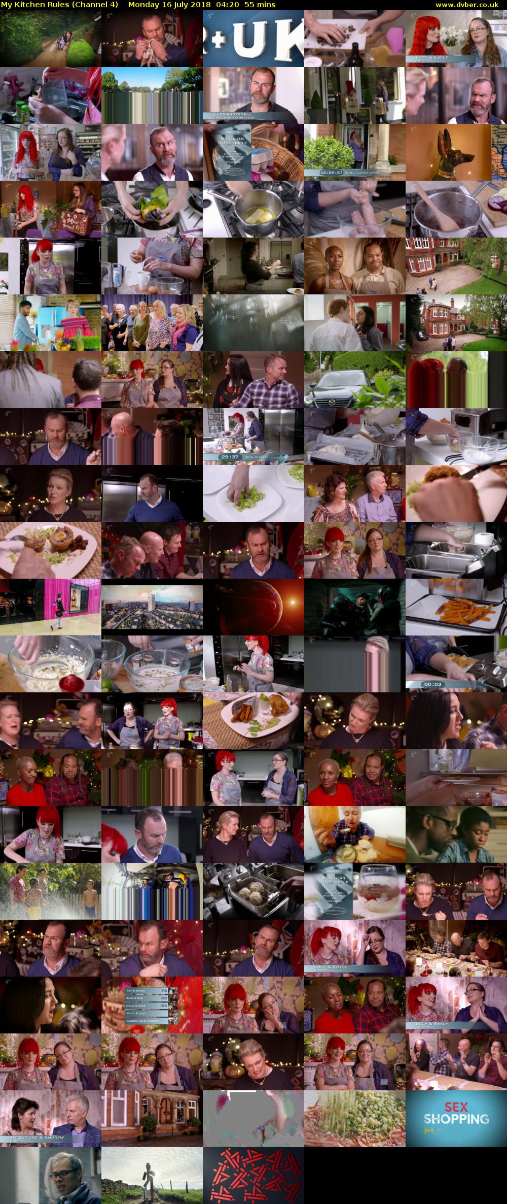 My Kitchen Rules (Channel 4) Monday 16 July 2018 04:20 - 05:15