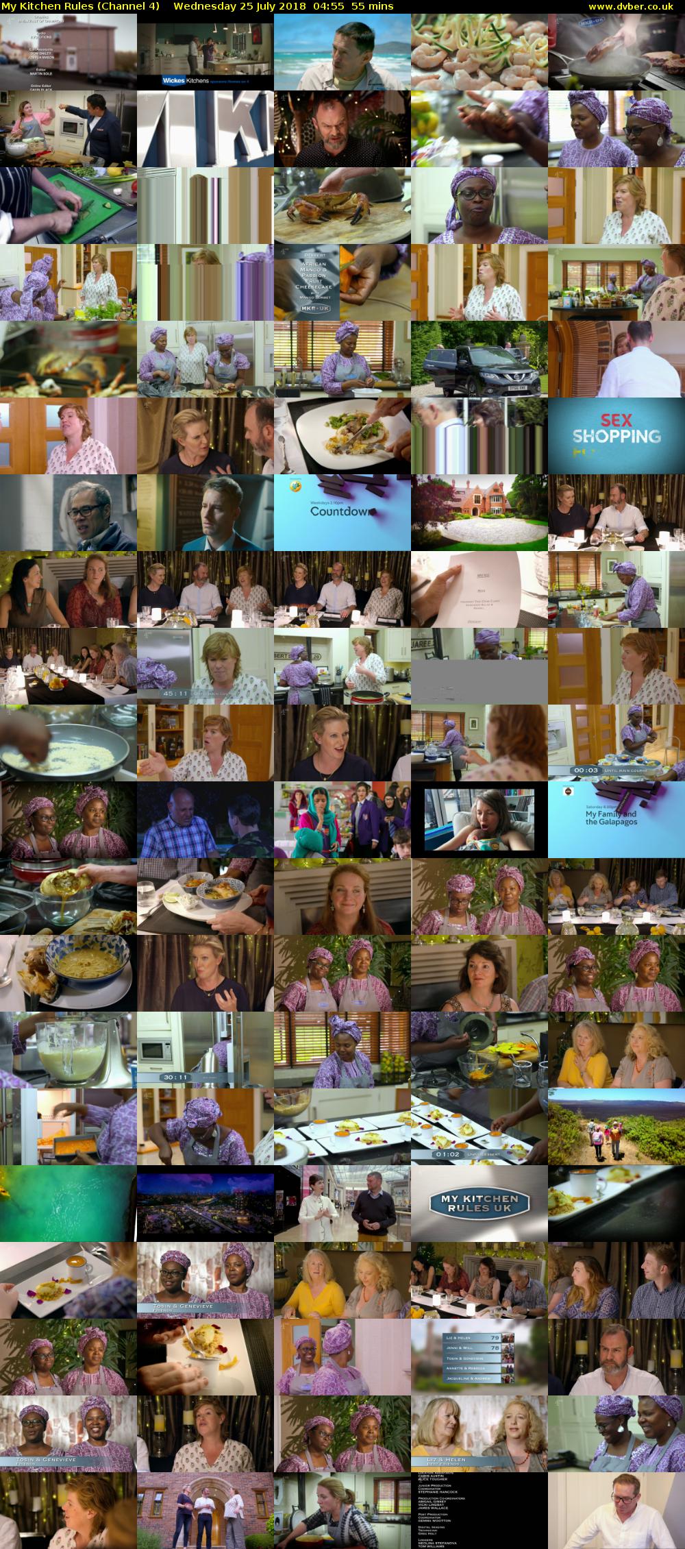 My Kitchen Rules (Channel 4) Wednesday 25 July 2018 04:55 - 05:50