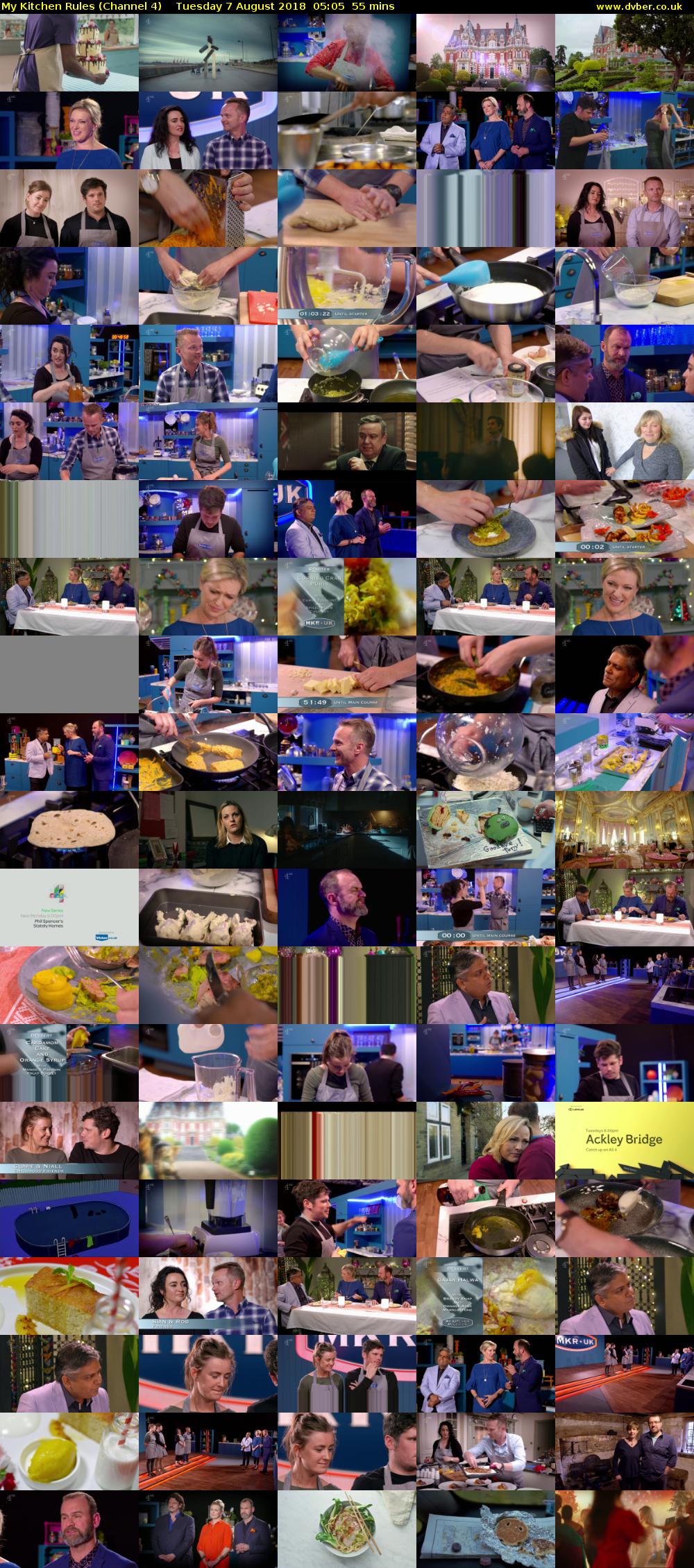 My Kitchen Rules (Channel 4) Tuesday 7 August 2018 05:05 - 06:00