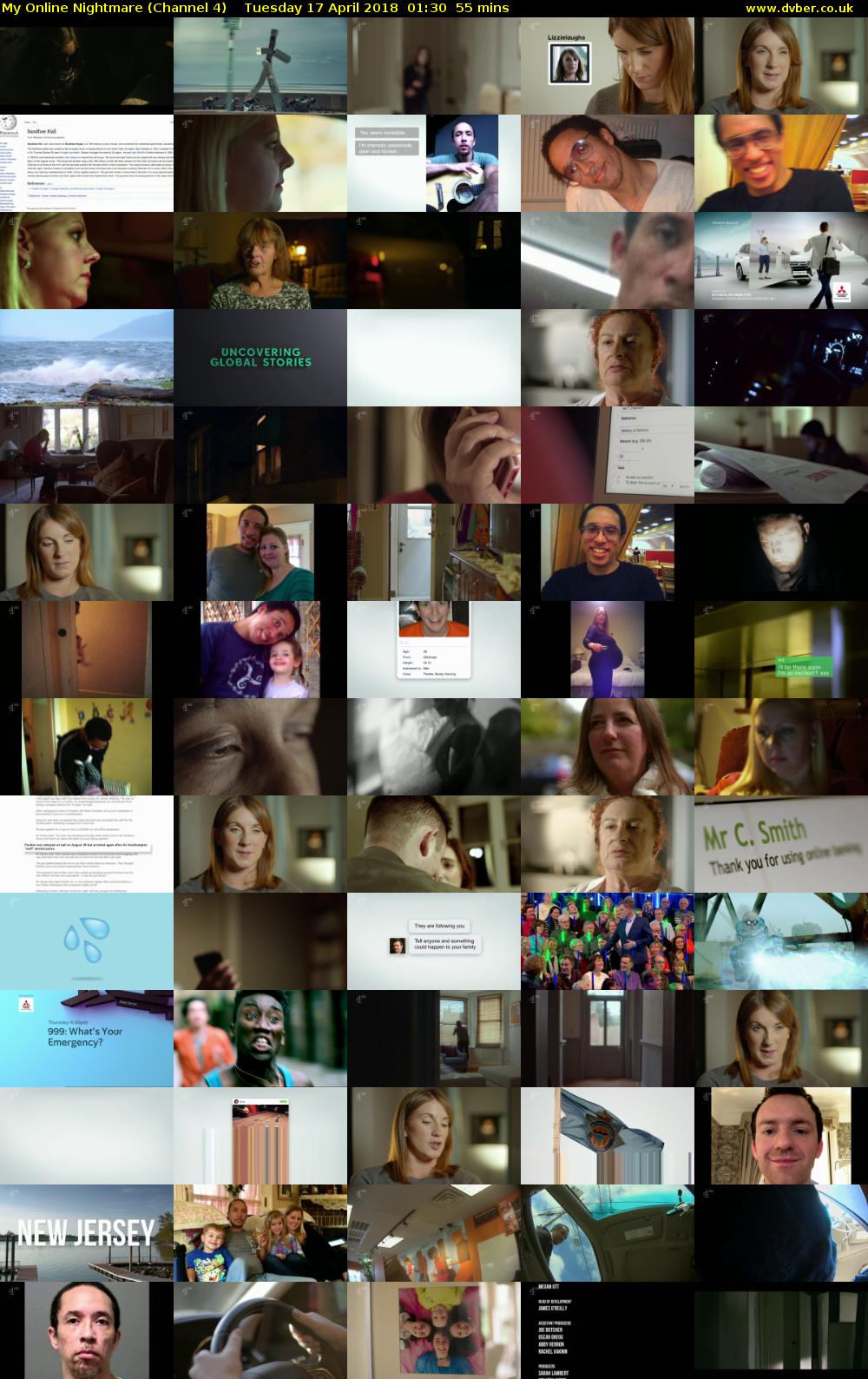 My Online Nightmare (Channel 4) Tuesday 17 April 2018 01:30 - 02:25