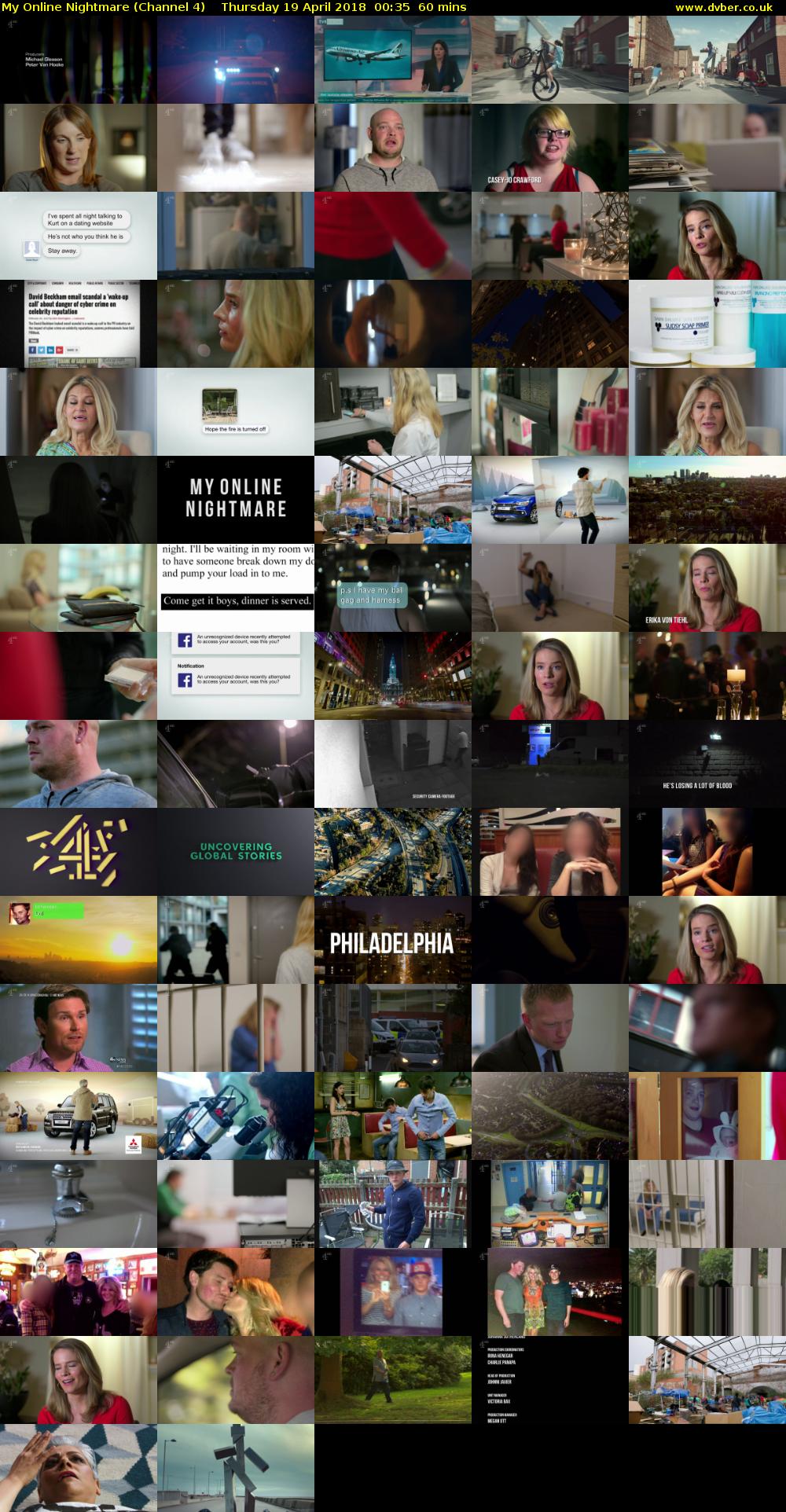 My Online Nightmare (Channel 4) Thursday 19 April 2018 00:35 - 01:35