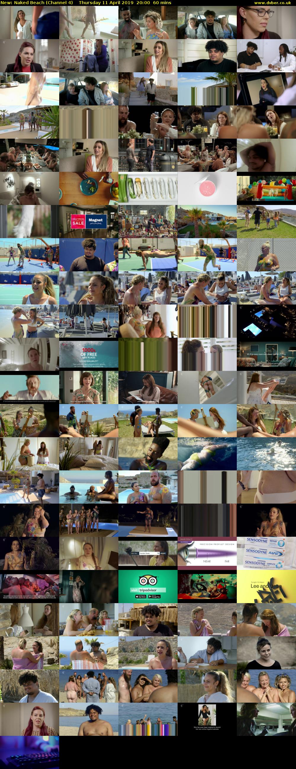 Naked Beach (Channel 4) Thursday 11 April 2019 20:00 - 21:00