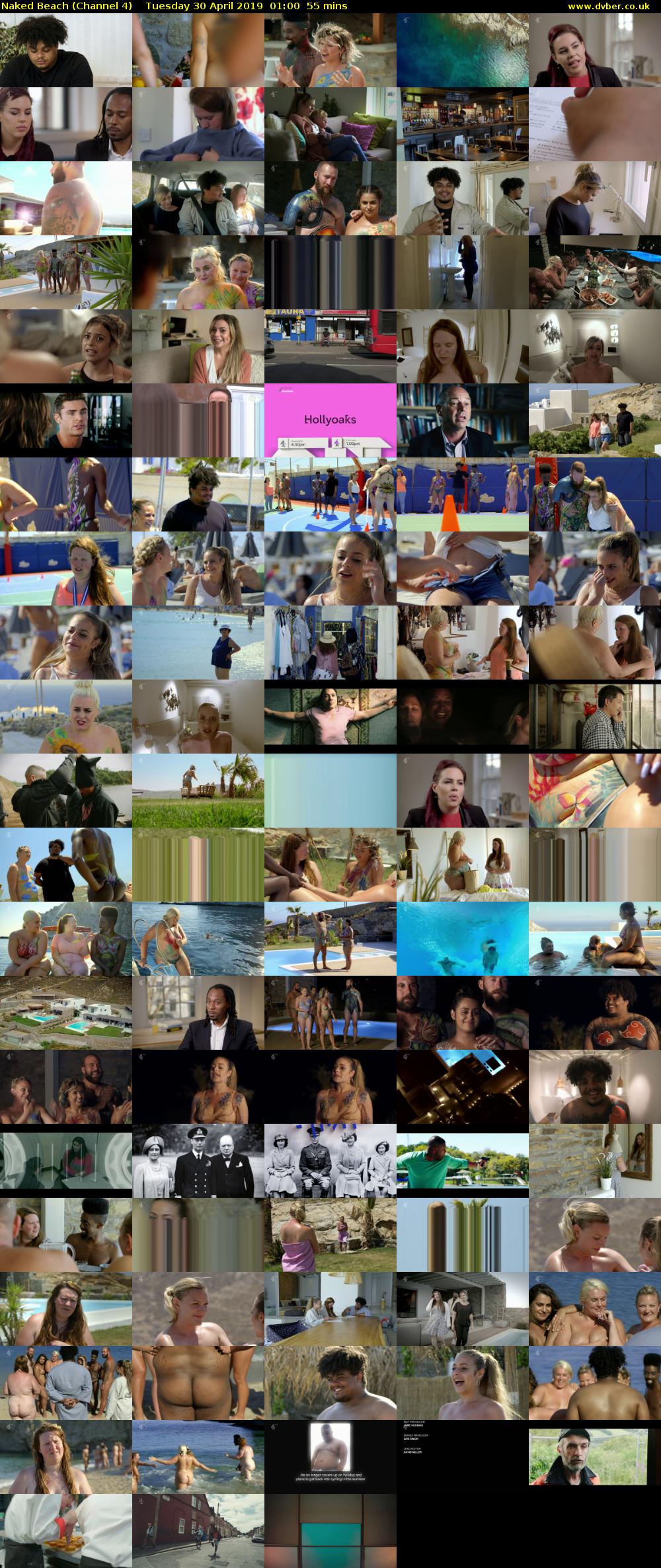 Naked Beach (Channel 4) Tuesday 30 April 2019 01:00 - 01:55