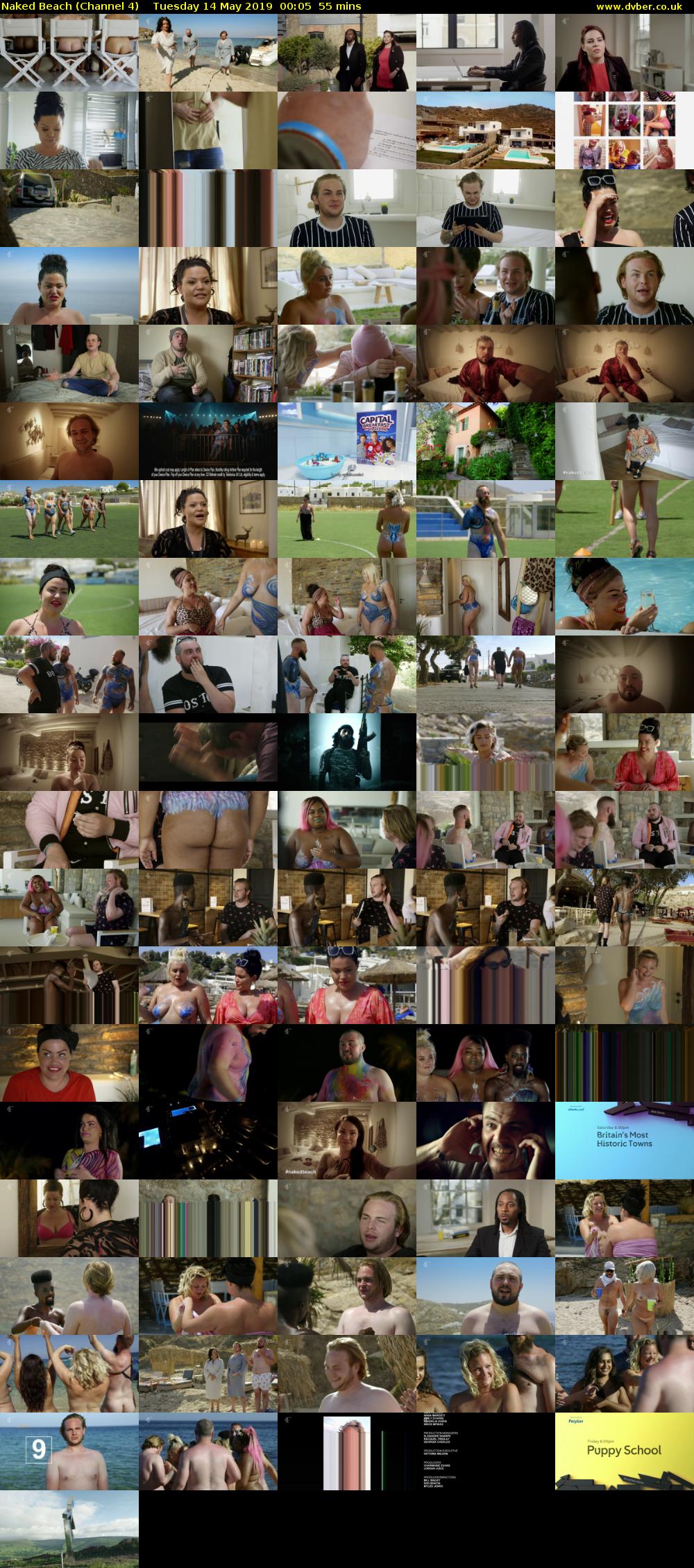 Naked Beach (Channel 4) Tuesday 14 May 2019 00:05 - 01:00