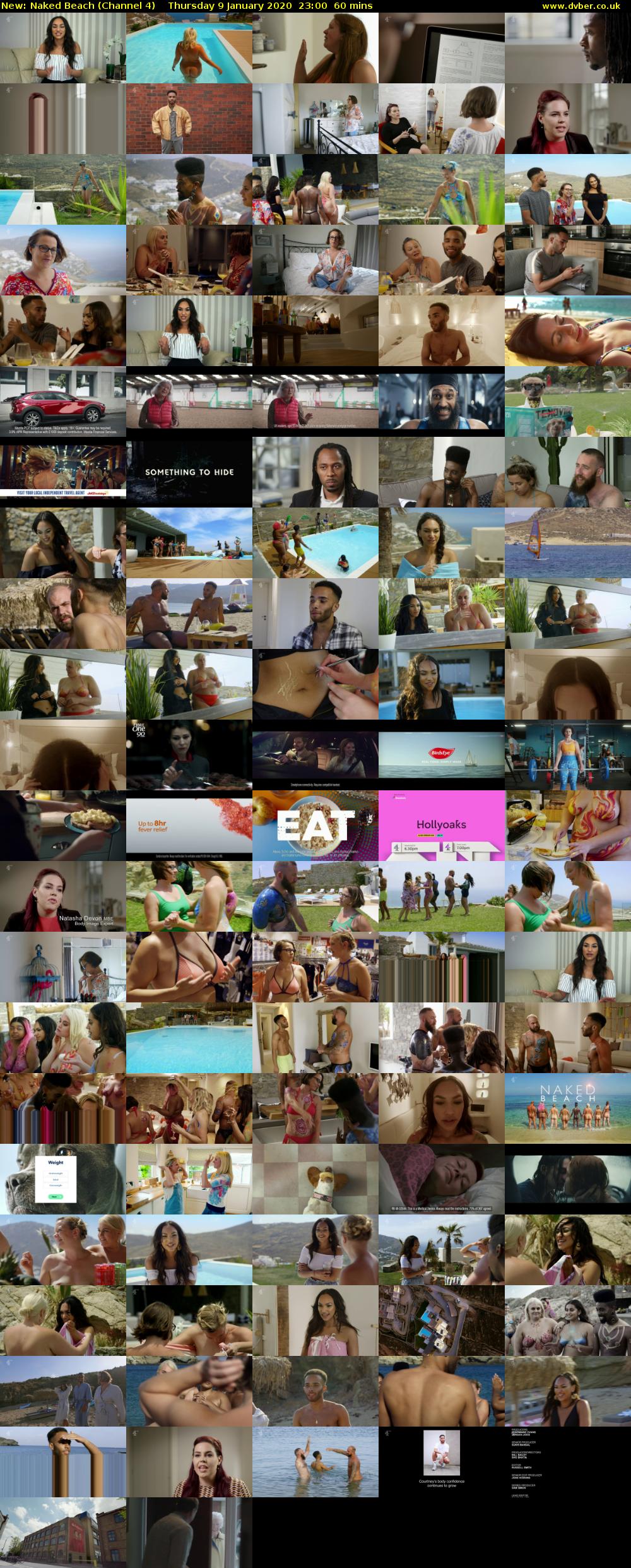 Naked Beach (Channel 4) Thursday 9 January 2020 23:00 - 00:00