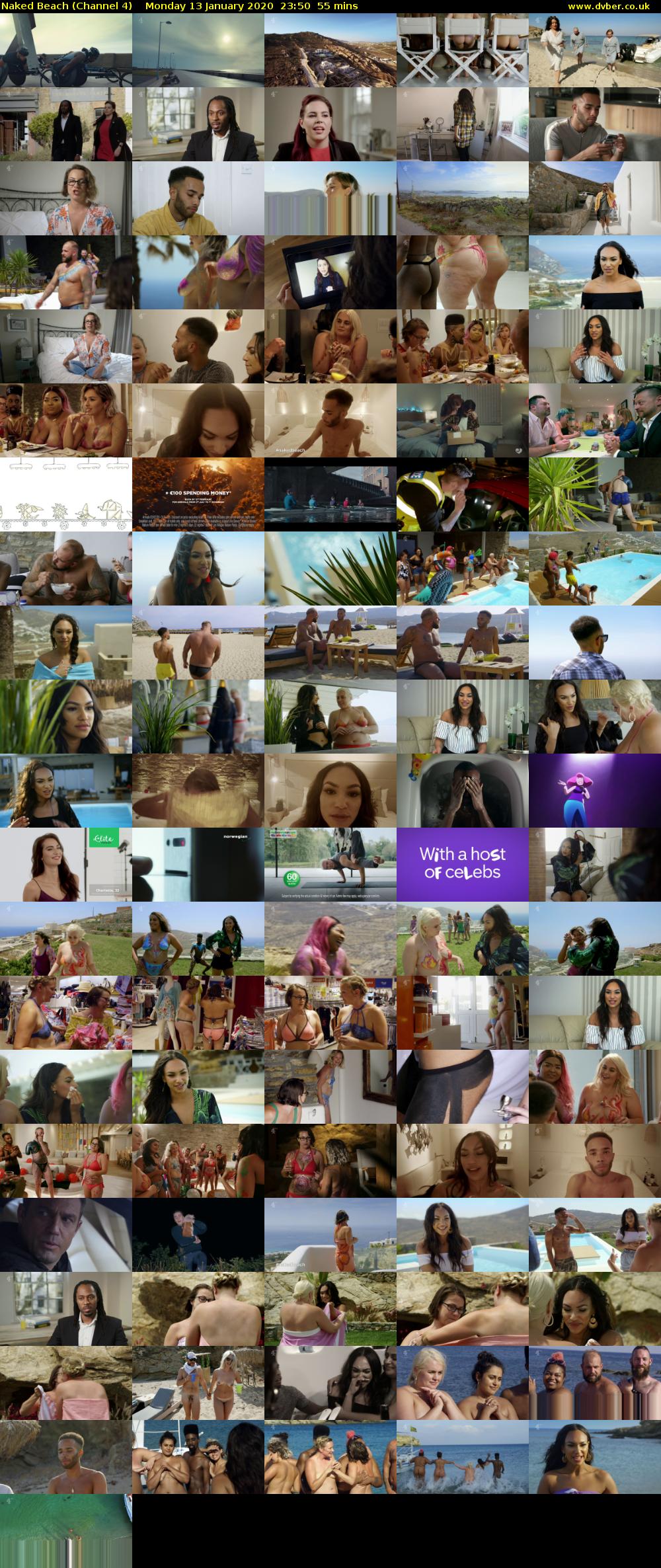 Naked Beach (Channel 4) Monday 13 January 2020 23:50 - 00:45