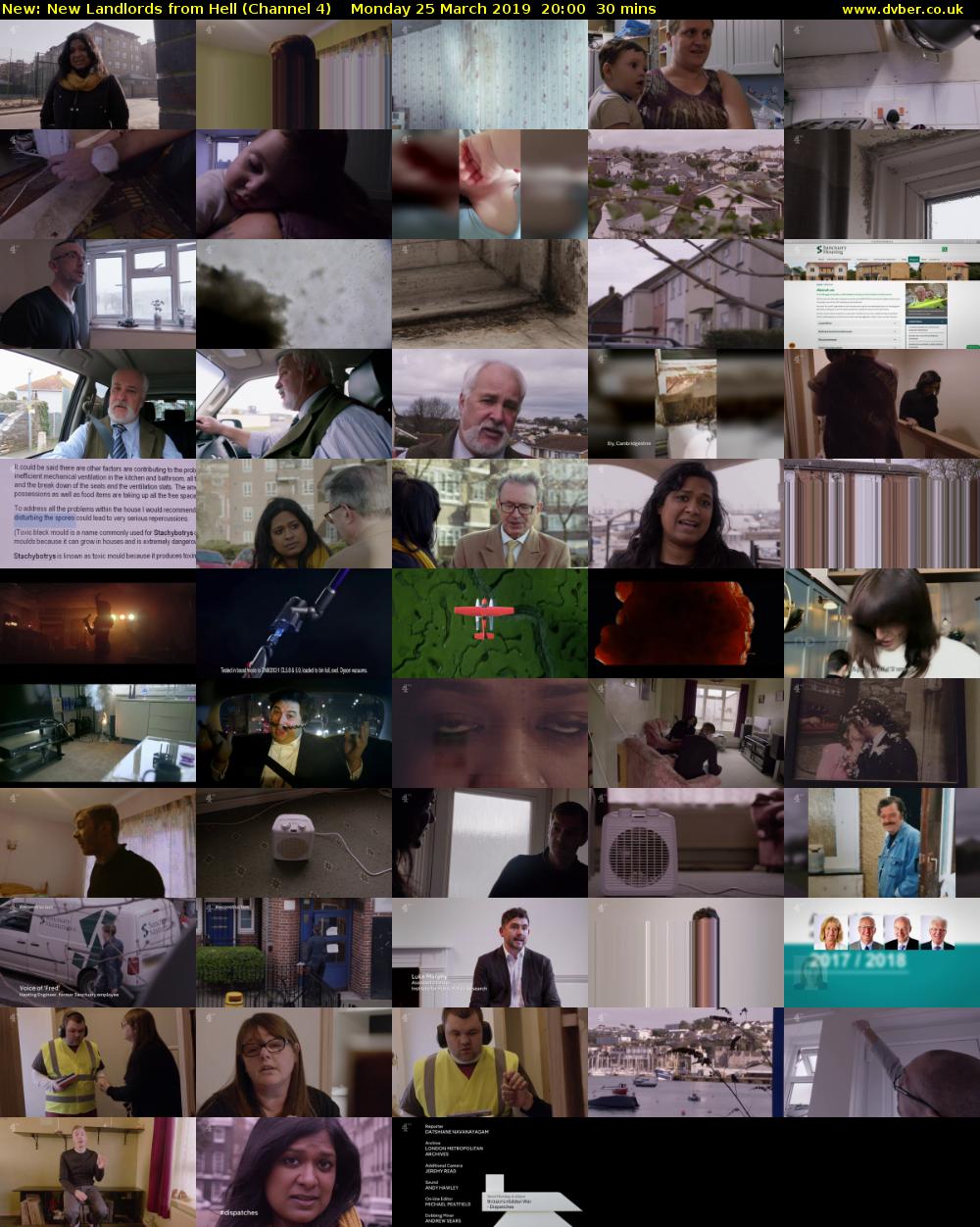 New Landlords from Hell (Channel 4) Monday 25 March 2019 20:00 - 20:30