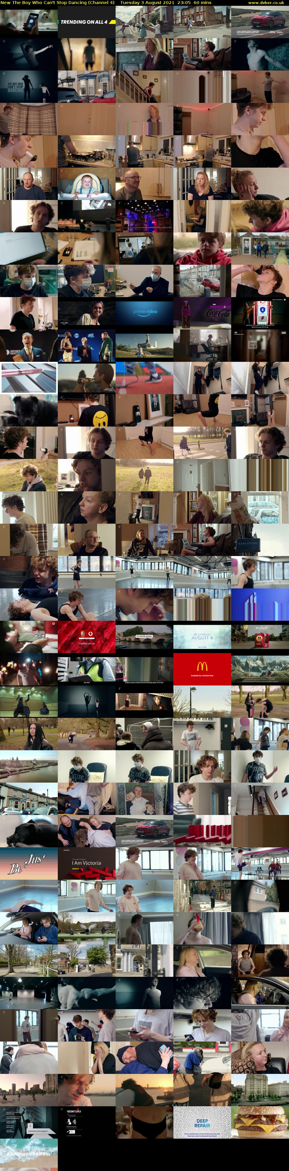 New The Boy Who Can't Stop Dancing (Channel 4) Tuesday 3 August 2021 23:05 - 00:05