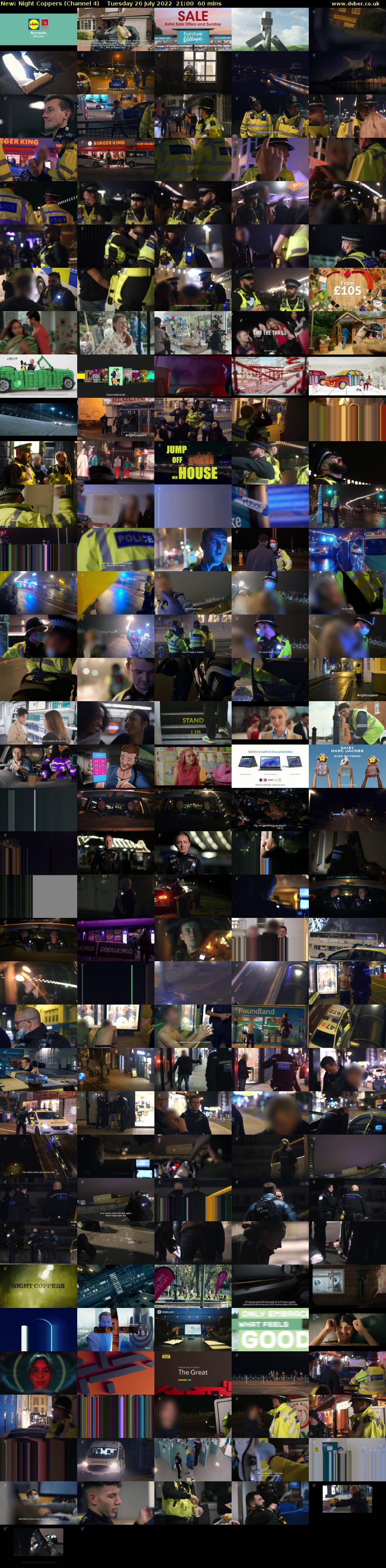 Night Coppers (Channel 4) Tuesday 26 July 2022 21:00 - 22:00