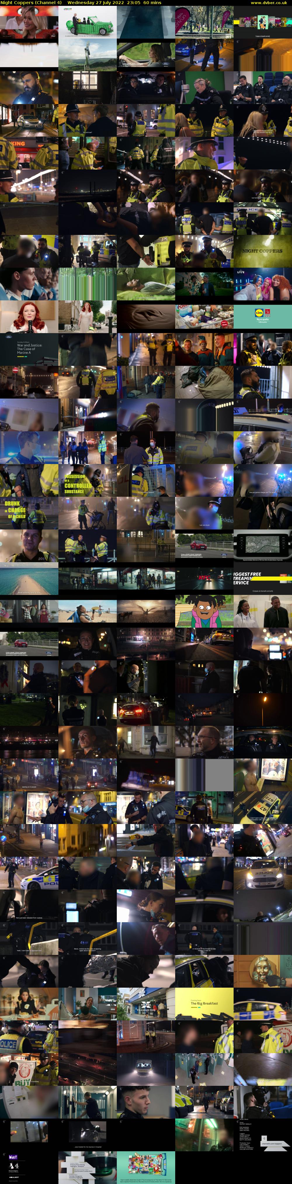Night Coppers (Channel 4) Wednesday 27 July 2022 23:05 - 00:05