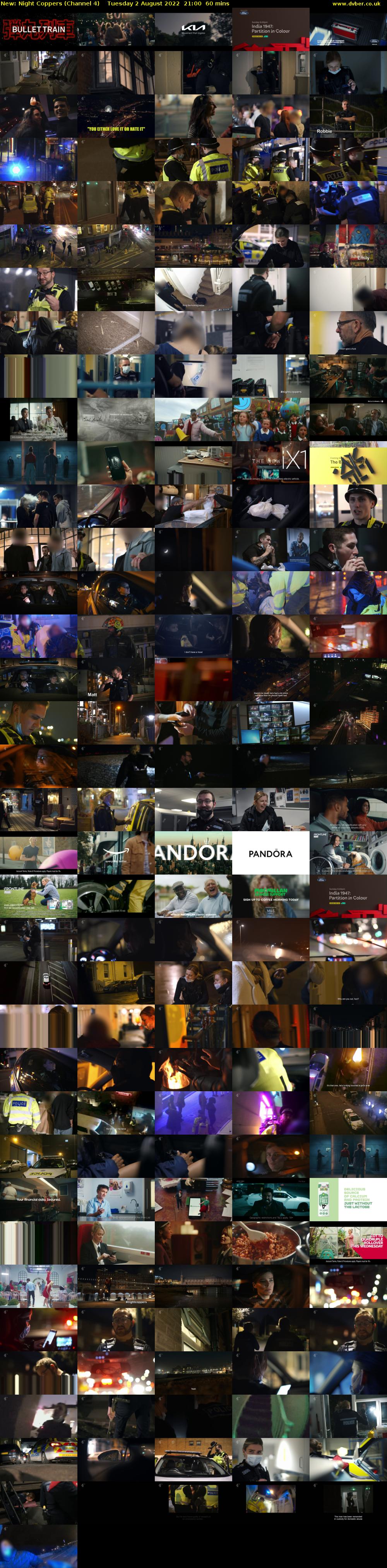 Night Coppers (Channel 4) Tuesday 2 August 2022 21:00 - 22:00