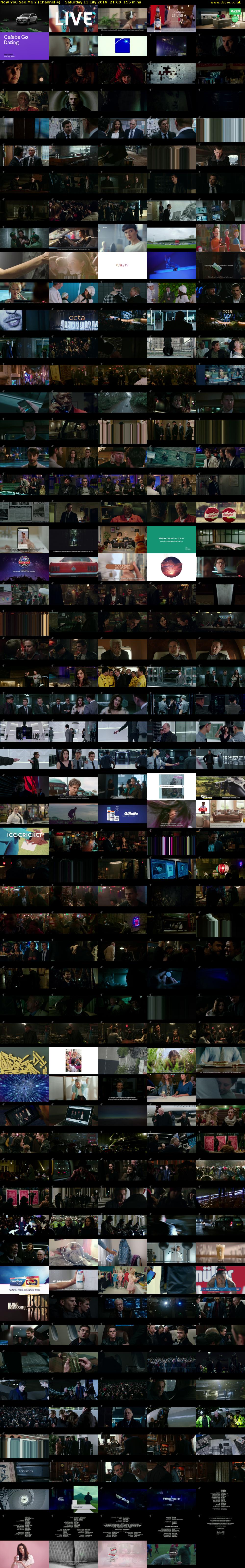 Now You See Me 2 (Channel 4) Saturday 13 July 2019 21:00 - 23:35