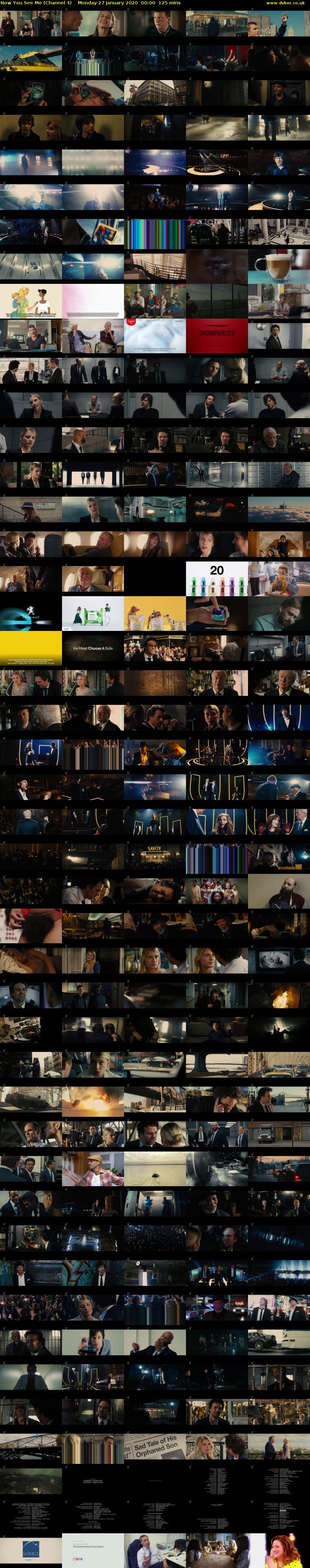 Now You See Me (Channel 4) Monday 27 January 2020 00:00 - 02:05