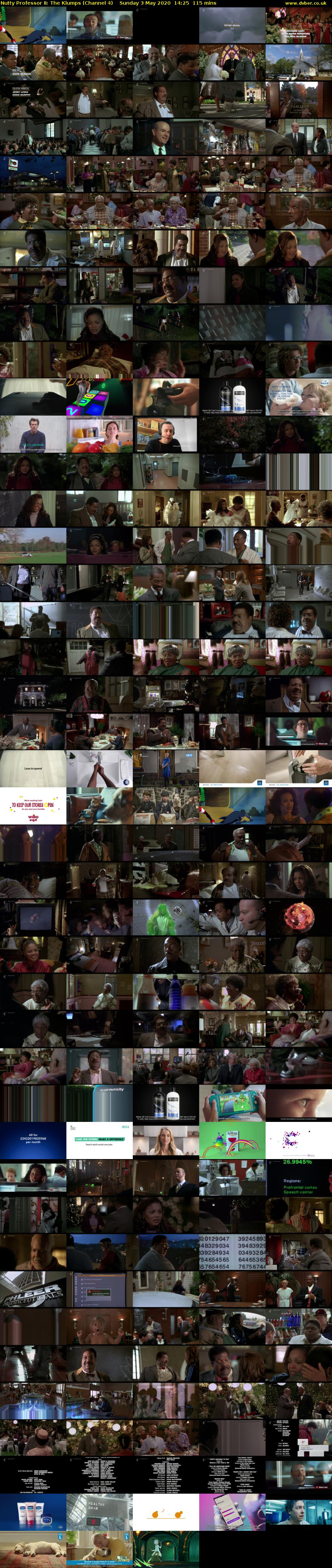 Nutty Professor II: The Klumps (Channel 4) Sunday 3 May 2020 14:25 - 16:20