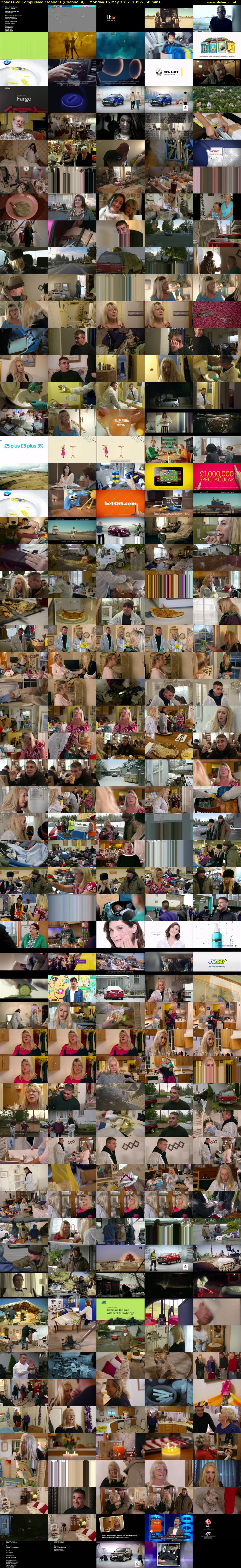 Obsessive Compulsive Cleaners (Channel 4) Monday 15 May 2017 23:55 - 00:55