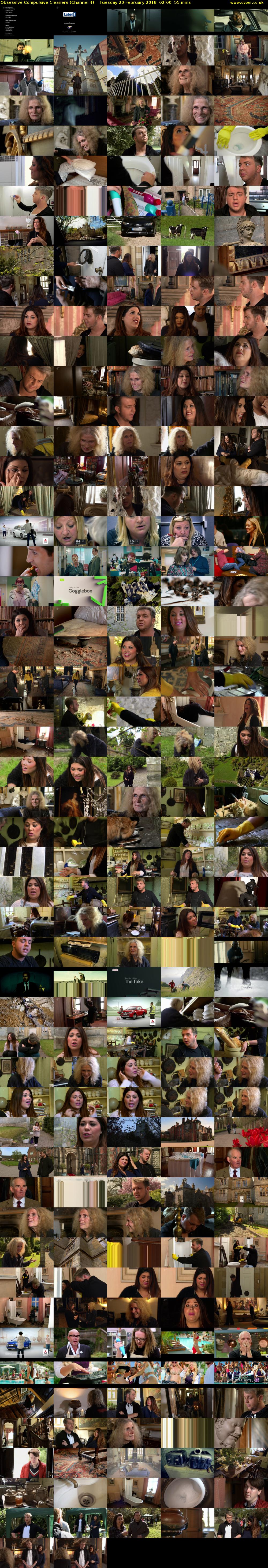 Obsessive Compulsive Cleaners (Channel 4) Tuesday 20 February 2018 02:00 - 02:55