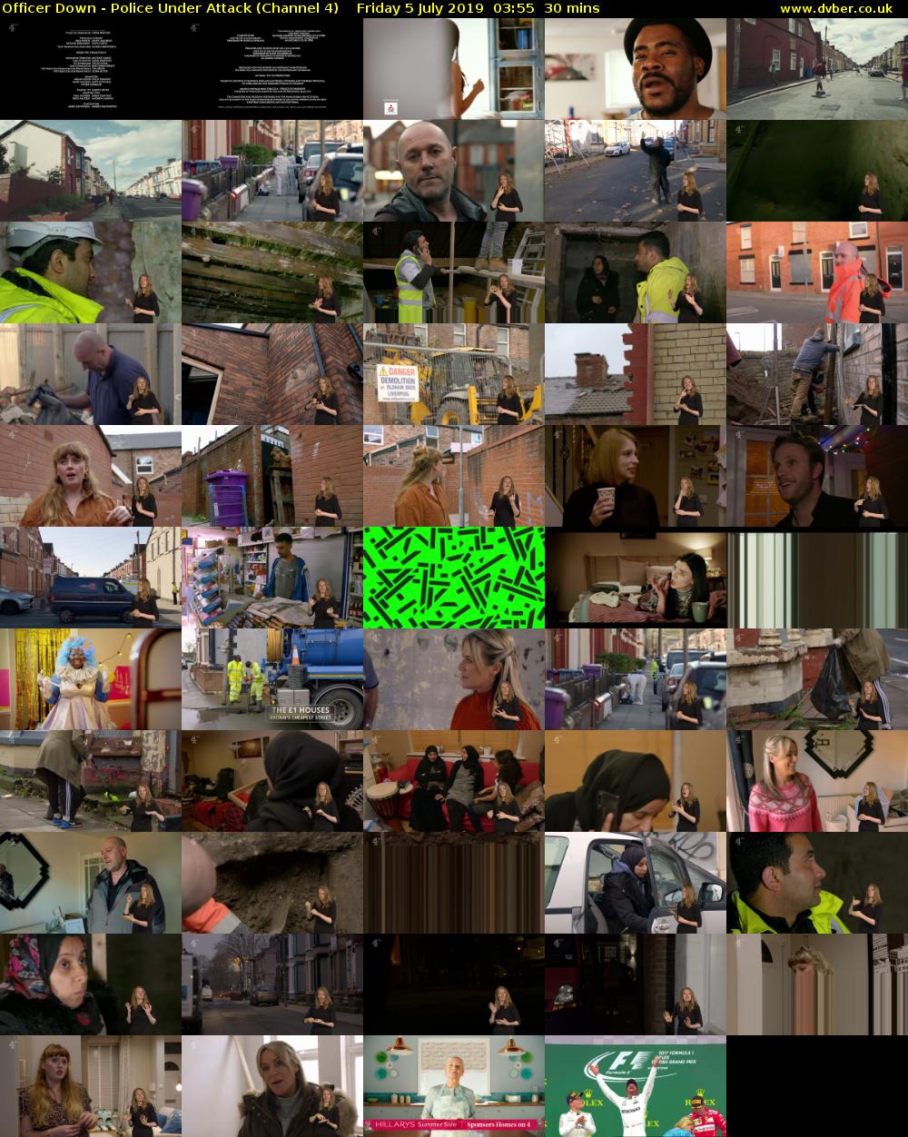Officer Down - Police Under Attack (Channel 4) Friday 5 July 2019 03:55 - 04:25