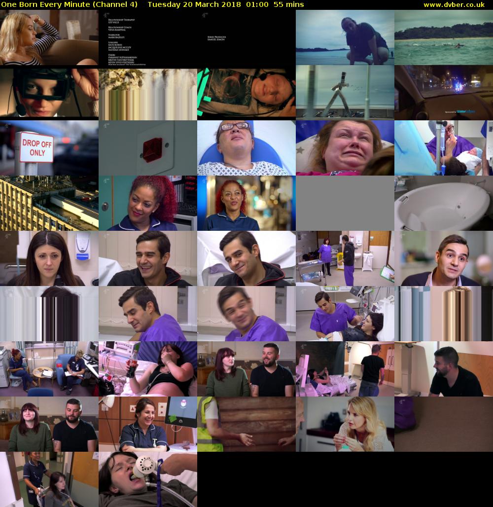 One Born Every Minute (Channel 4) Tuesday 20 March 2018 01:00 - 01:55