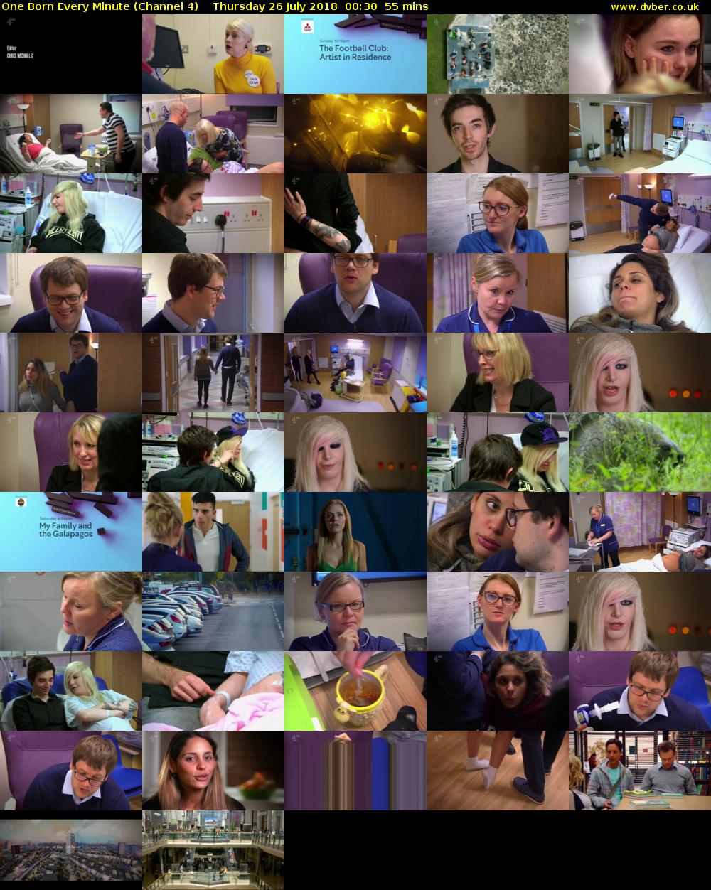 One Born Every Minute (Channel 4) Thursday 26 July 2018 00:30 - 01:25