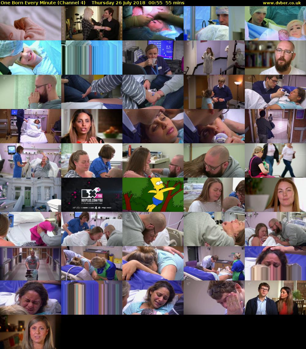 One Born Every Minute (Channel 4) Thursday 26 July 2018 00:55 - 01:50
