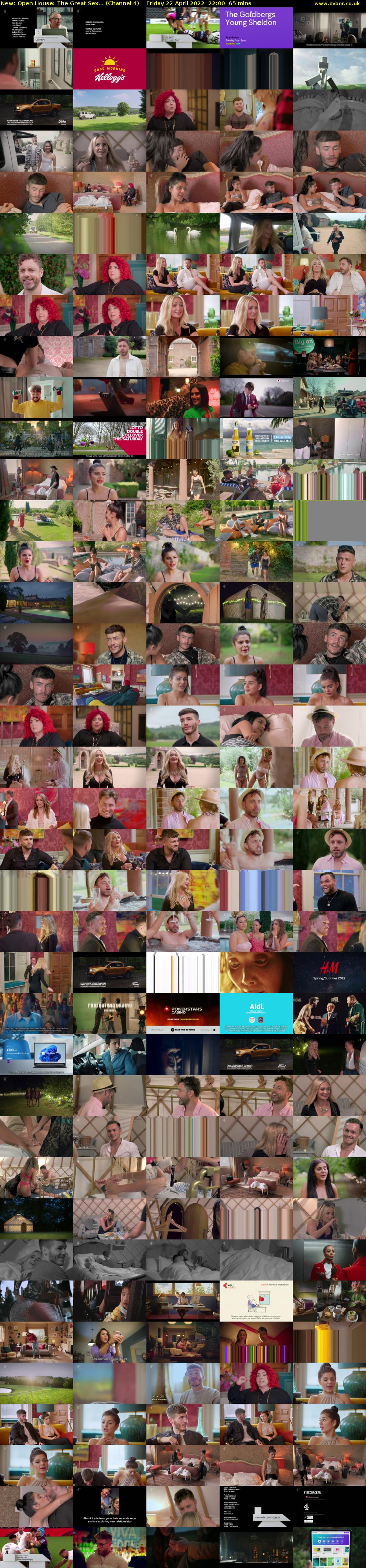 Open House: The Great Sex... (Channel 4) Friday 22 April 2022 22:00 - 23:05