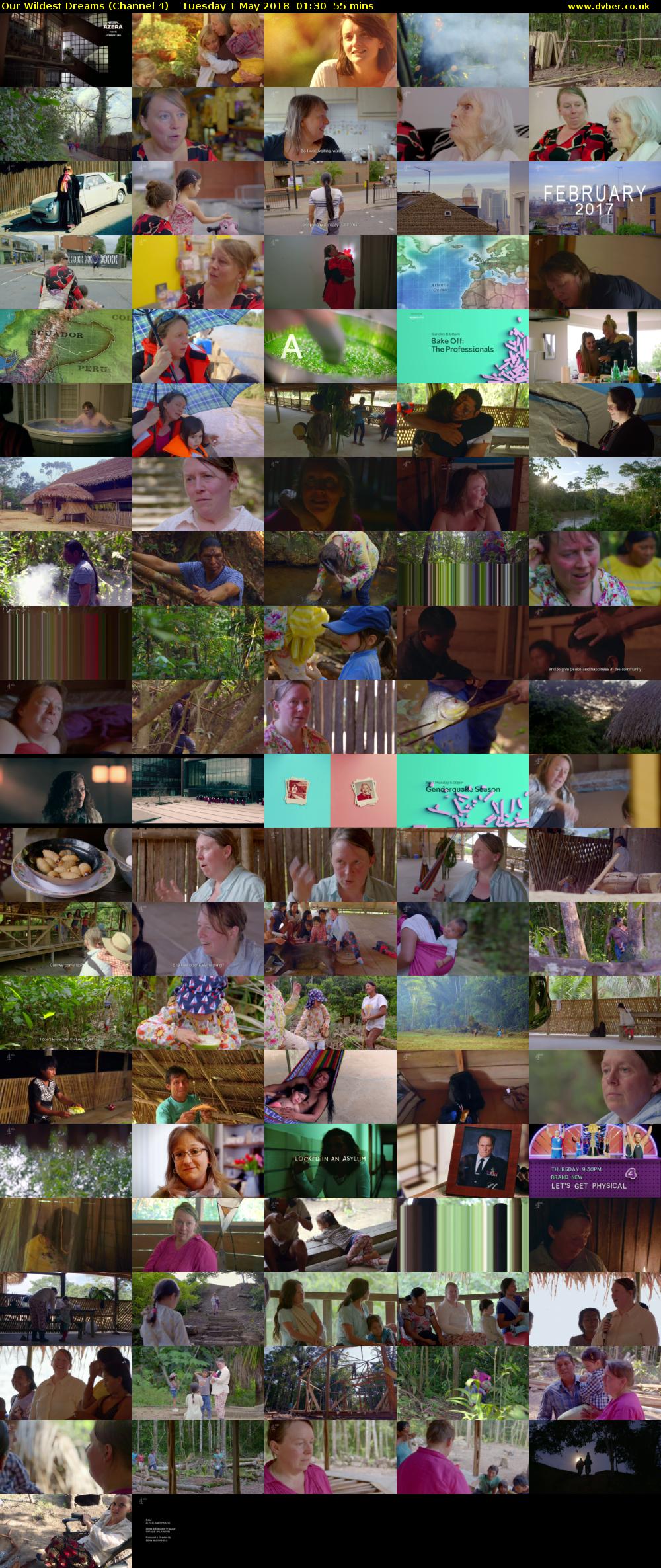 Our Wildest Dreams (Channel 4) Tuesday 1 May 2018 01:30 - 02:25