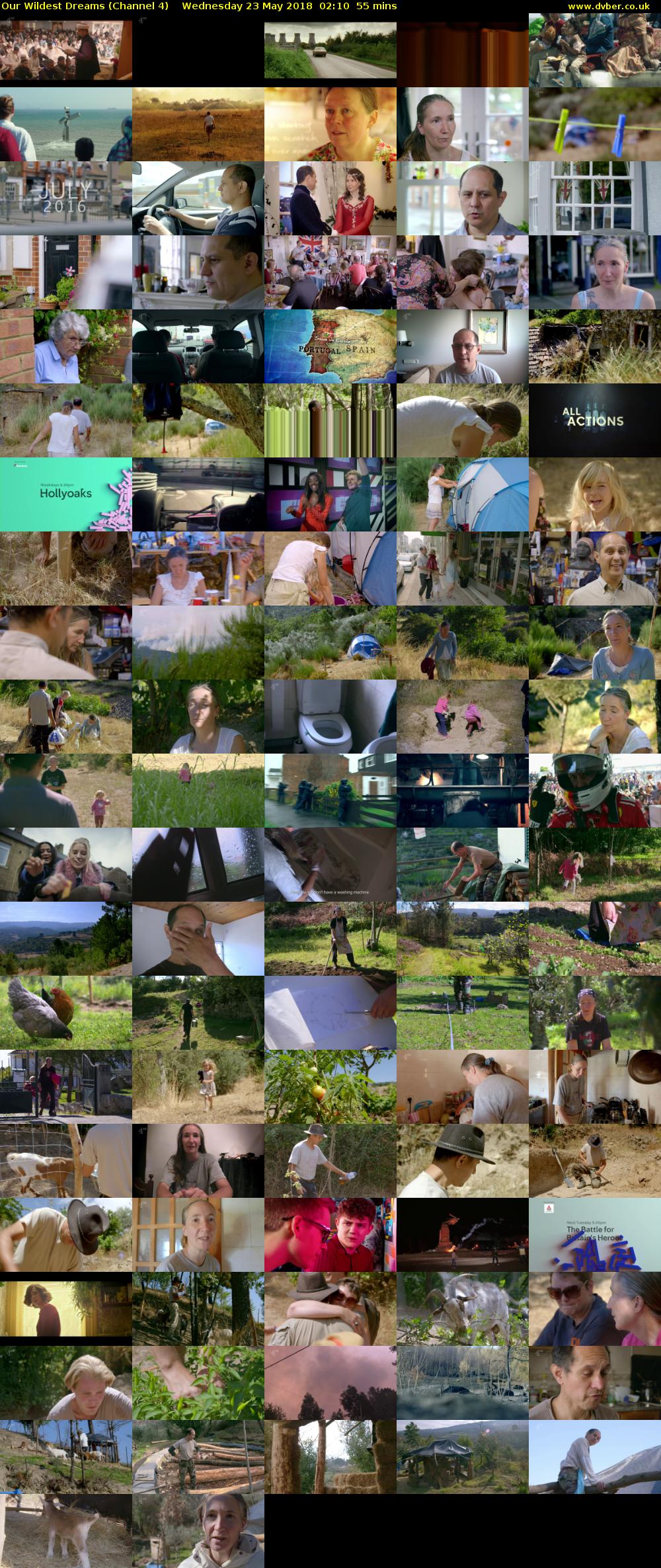 Our Wildest Dreams (Channel 4) Wednesday 23 May 2018 02:10 - 03:05