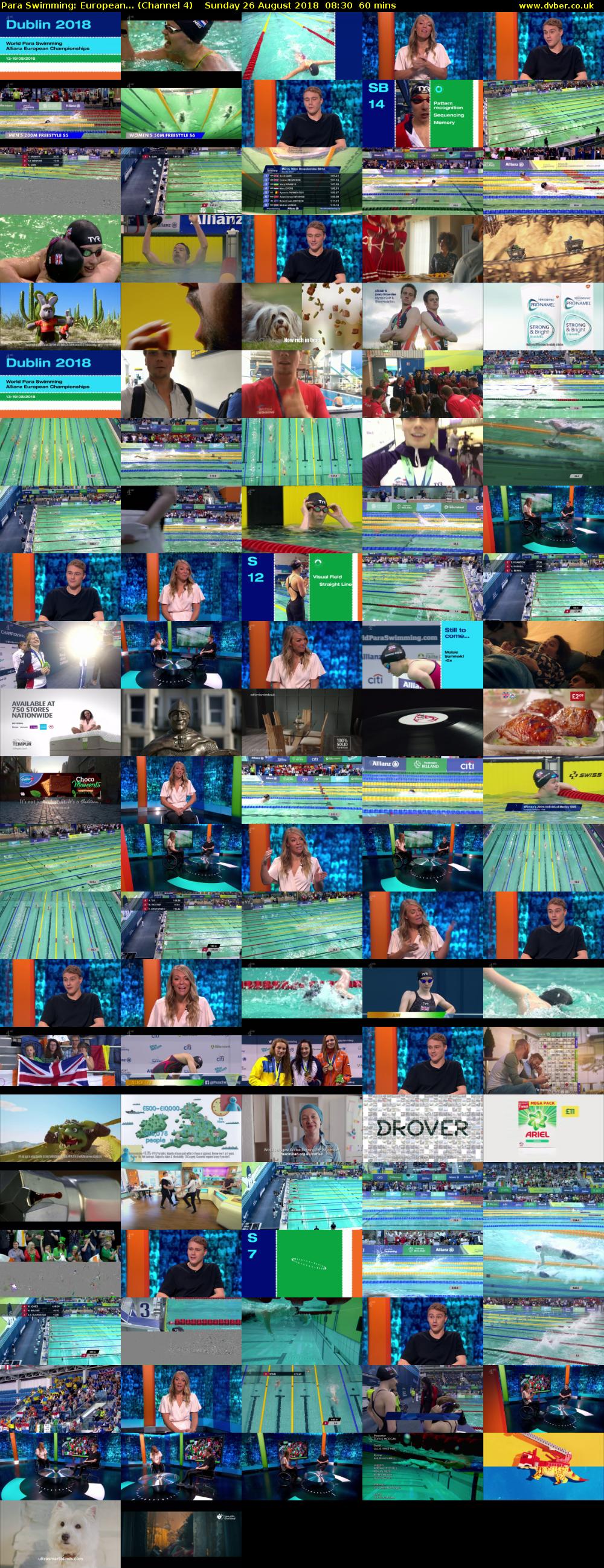 Para Swimming: European... (Channel 4) Sunday 26 August 2018 08:30 - 09:30