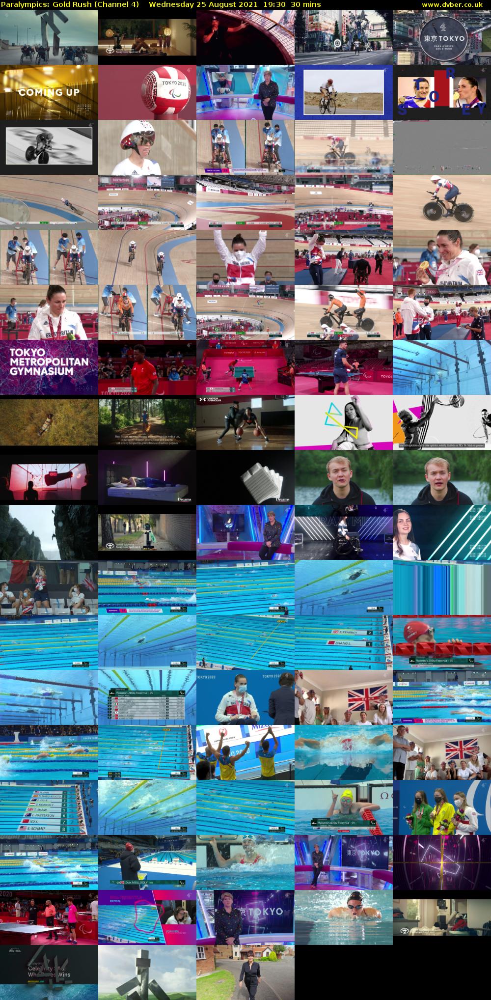Paralympics: Gold Rush (Channel 4) Wednesday 25 August 2021 19:30 - 20:00