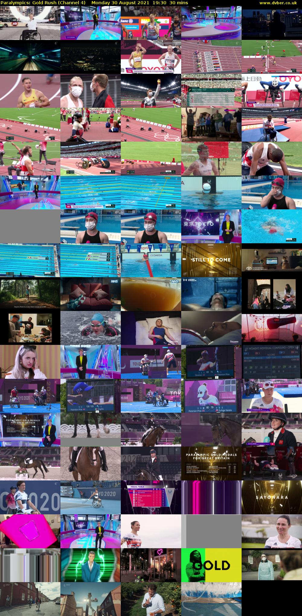 Paralympics: Gold Rush (Channel 4) Monday 30 August 2021 19:30 - 20:00