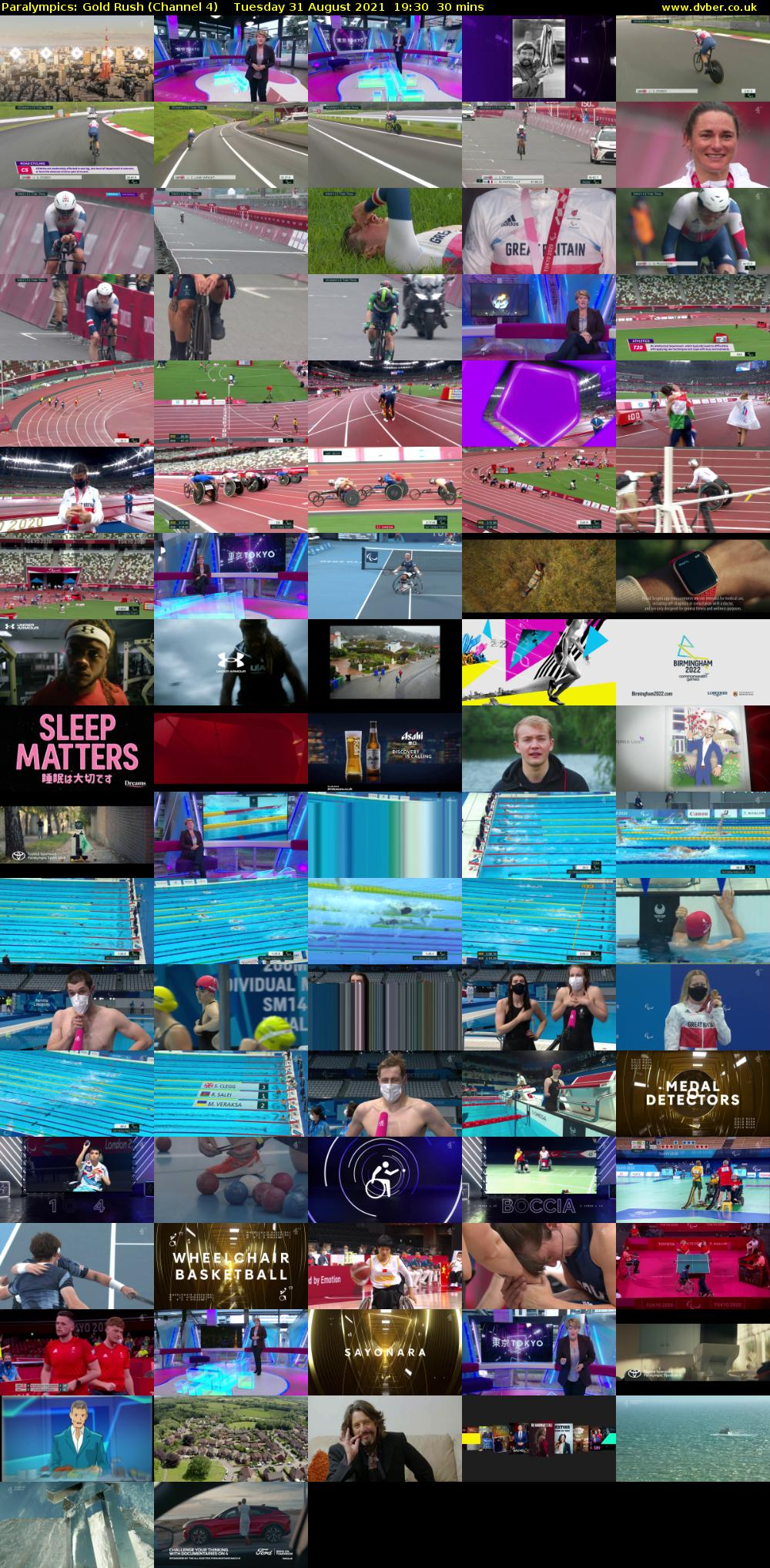 Paralympics: Gold Rush (Channel 4) Tuesday 31 August 2021 19:30 - 20:00