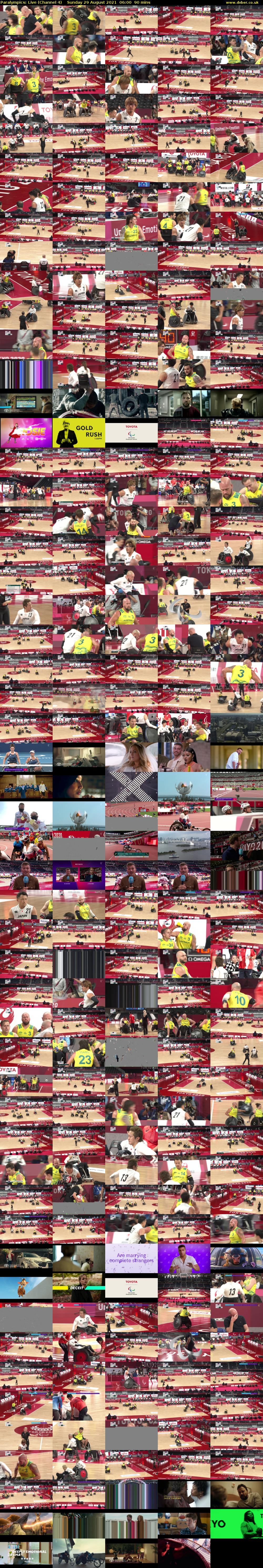 Paralympics: Live (Channel 4) Sunday 29 August 2021 06:00 - 07:30