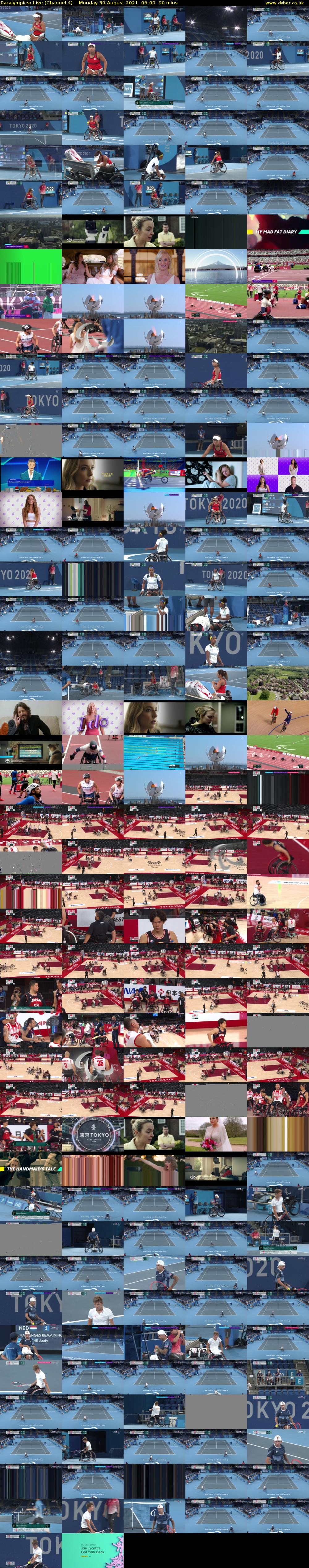 Paralympics: Live (Channel 4) Monday 30 August 2021 06:00 - 07:30