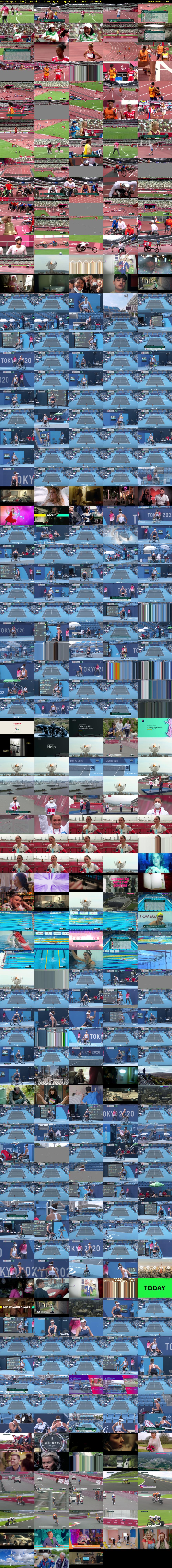Paralympics: Live (Channel 4) Tuesday 31 August 2021 03:30 - 06:00