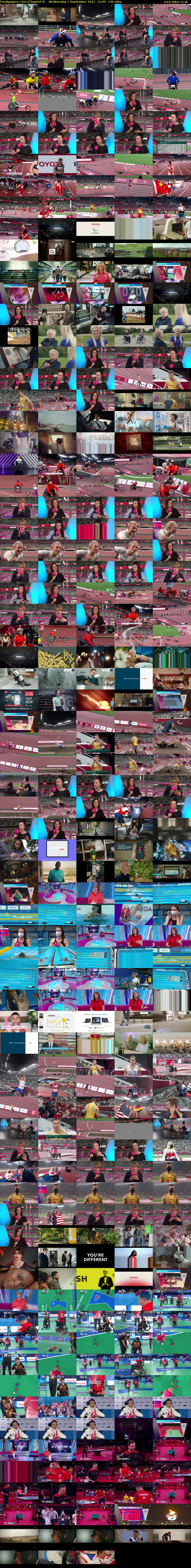 Paralympics: Live (Channel 4) Wednesday 1 September 2021 12:00 - 14:10