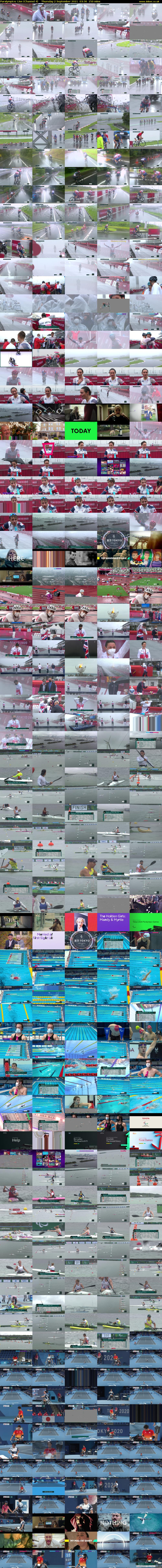 Paralympics: Live (Channel 4) Thursday 2 September 2021 03:30 - 06:00
