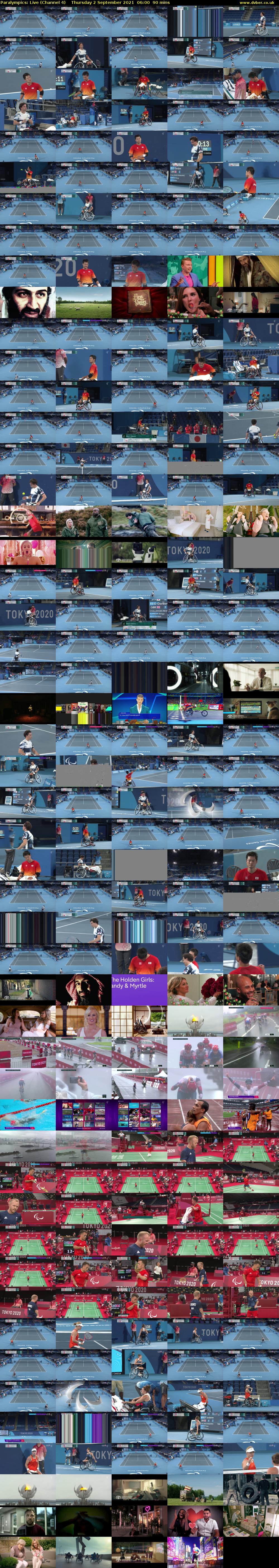 Paralympics: Live (Channel 4) Thursday 2 September 2021 06:00 - 07:30