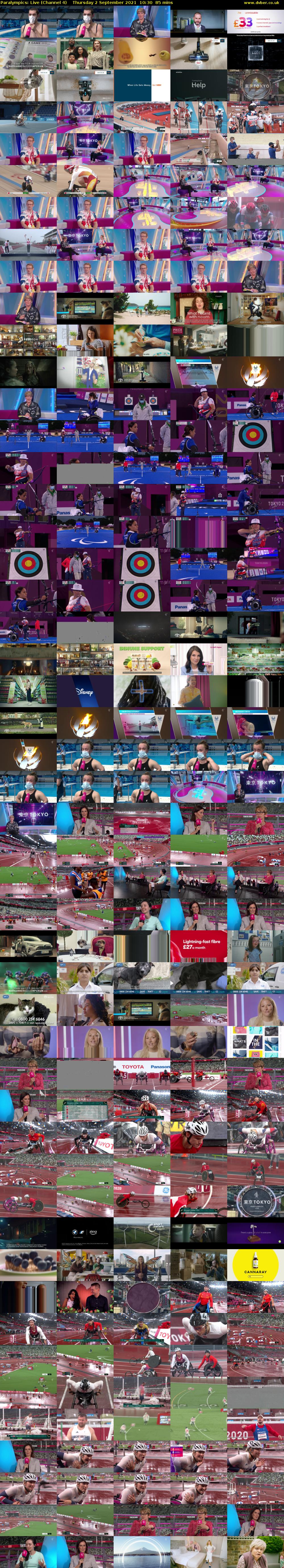 Paralympics: Live (Channel 4) Thursday 2 September 2021 10:30 - 11:55