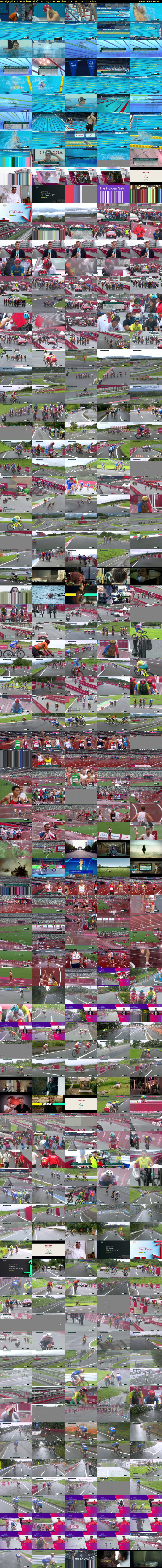 Paralympics: Live (Channel 4) Friday 3 September 2021 01:05 - 03:30