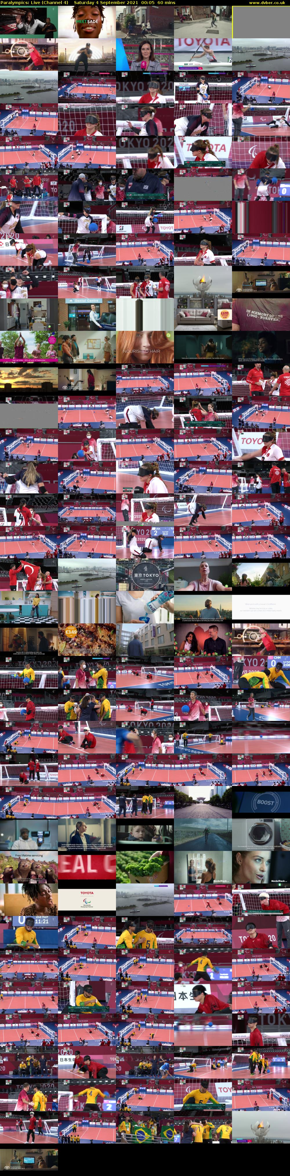 Paralympics: Live (Channel 4) Saturday 4 September 2021 00:05 - 01:05