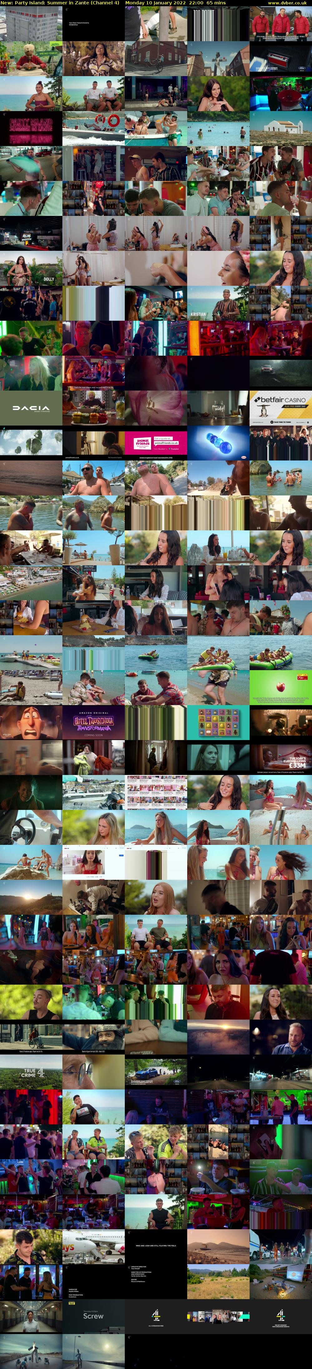 Party Island: Summer in Zante (Channel 4) Monday 10 January 2022 22:00 - 23:05