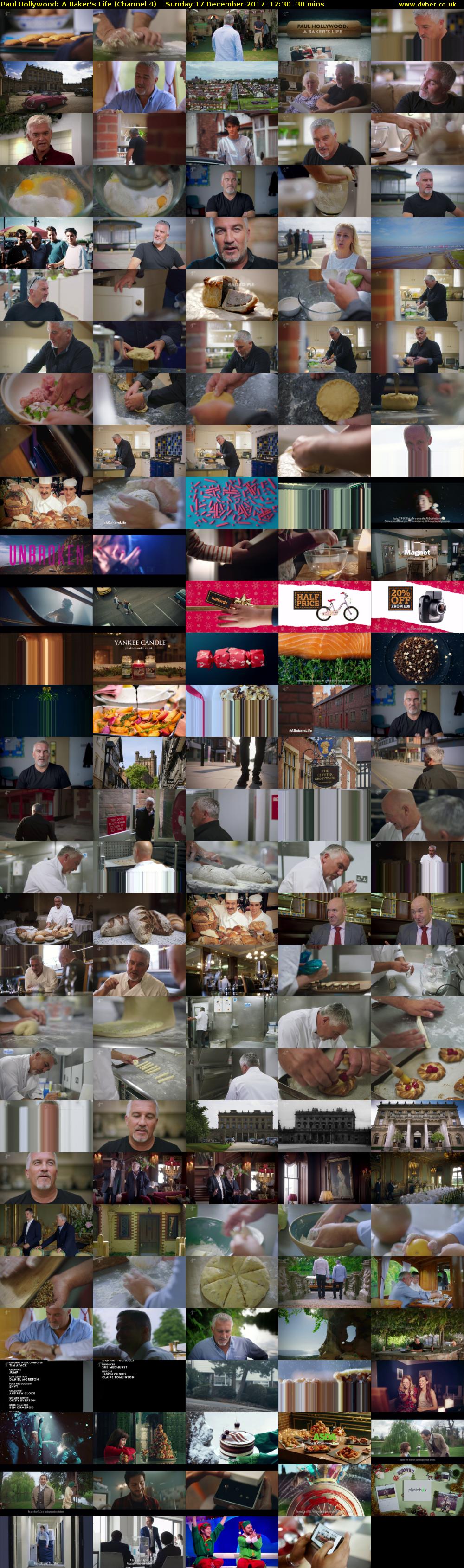 Paul Hollywood: A Baker's Life (Channel 4) Sunday 17 December 2017 12:30 - 13:00