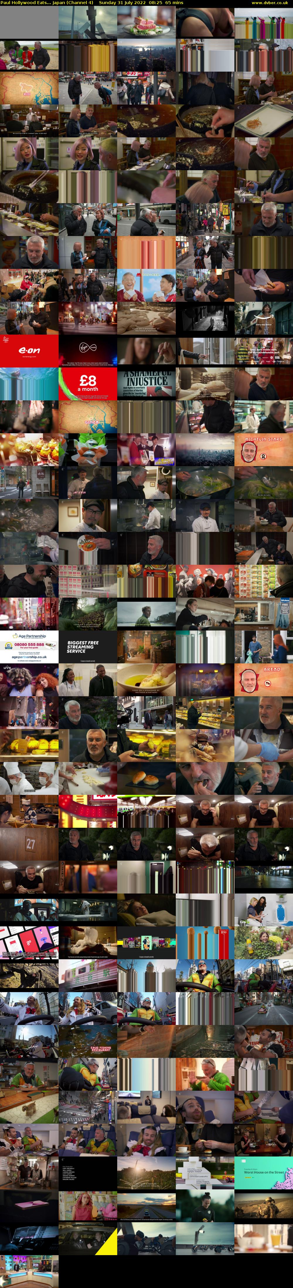 Paul Hollywood Eats... Japan (Channel 4) Sunday 31 July 2022 08:25 - 09:30