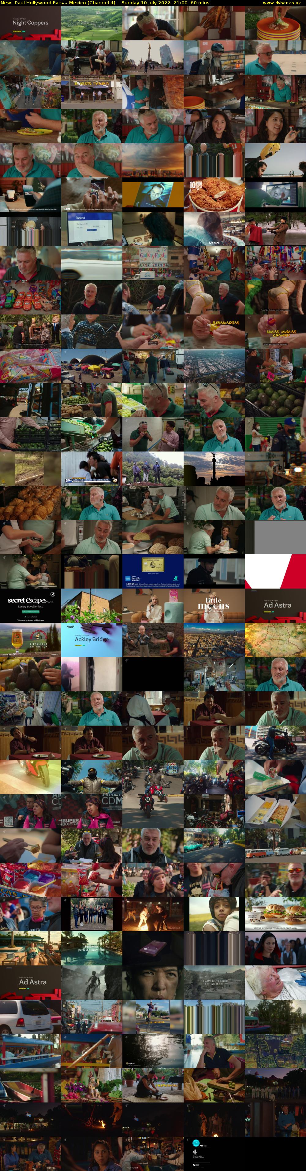 Paul Hollywood Eats... Mexico (Channel 4) Sunday 10 July 2022 21:00 - 22:00