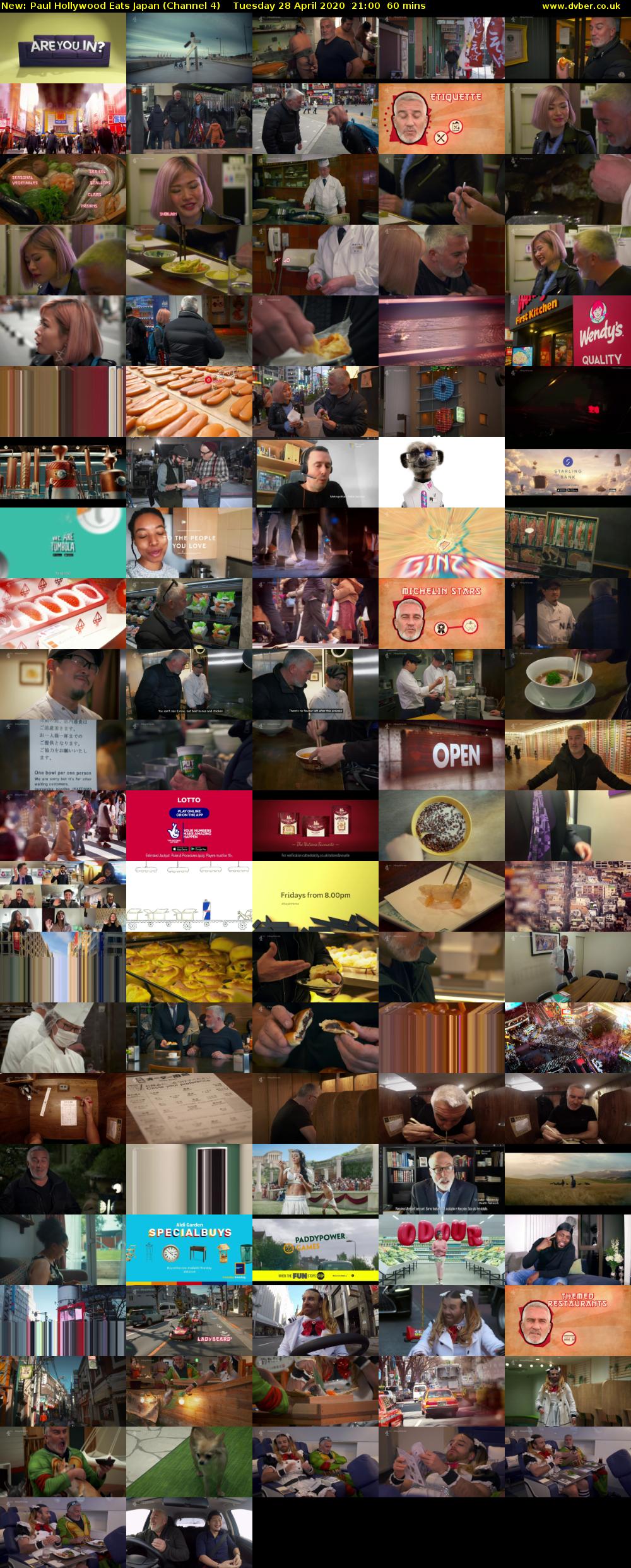 Paul Hollywood Eats Japan (Channel 4) Tuesday 28 April 2020 21:00 - 22:00