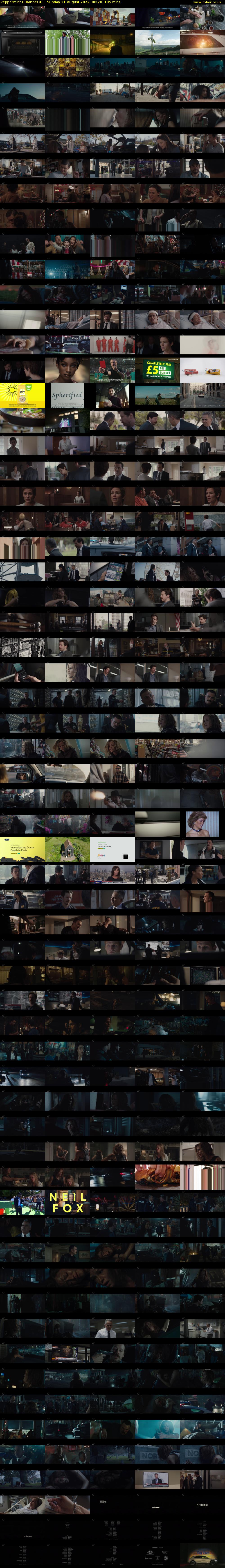 Peppermint (Channel 4) Sunday 21 August 2022 00:20 - 02:05