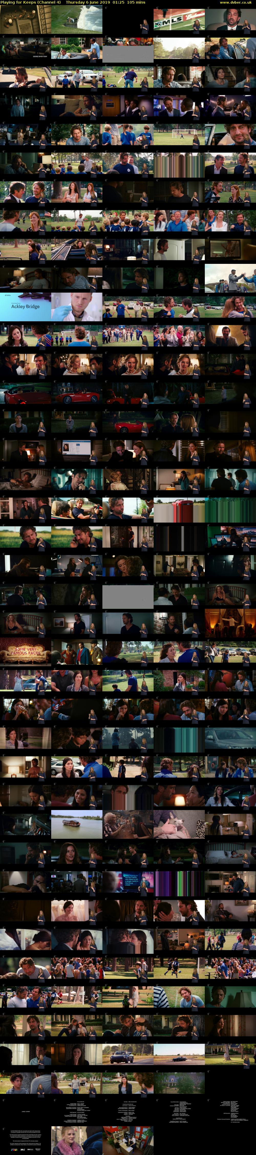 Playing for Keeps (Channel 4) Thursday 6 June 2019 01:25 - 03:10