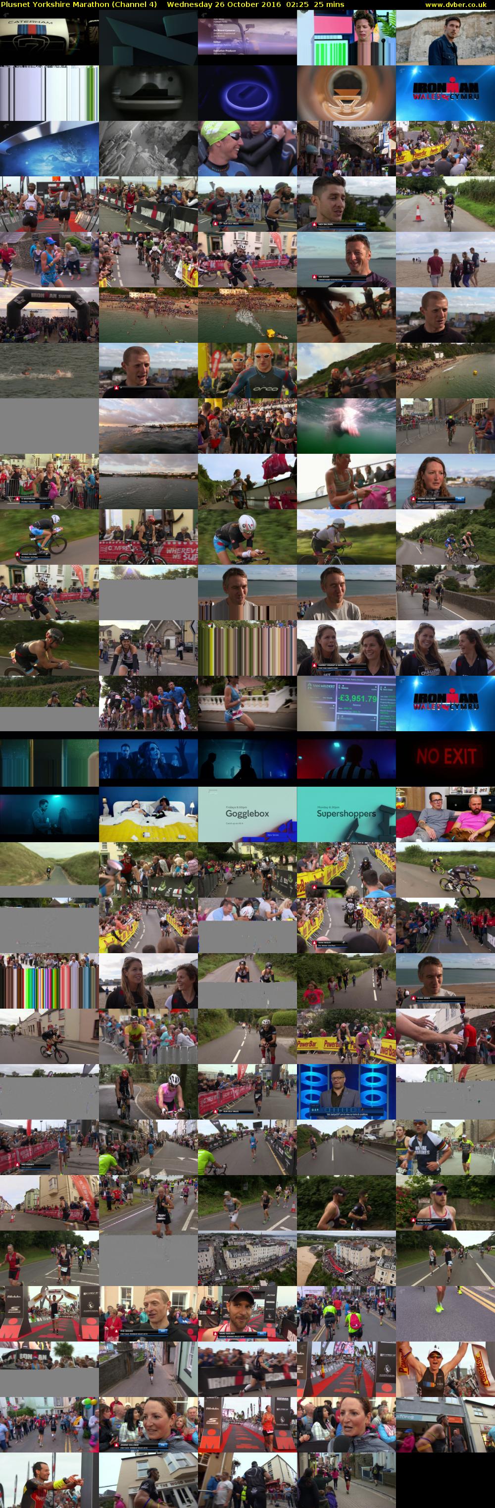 Plusnet Yorkshire Marathon (Channel 4) Wednesday 26 October 2016 02:25 - 02:50