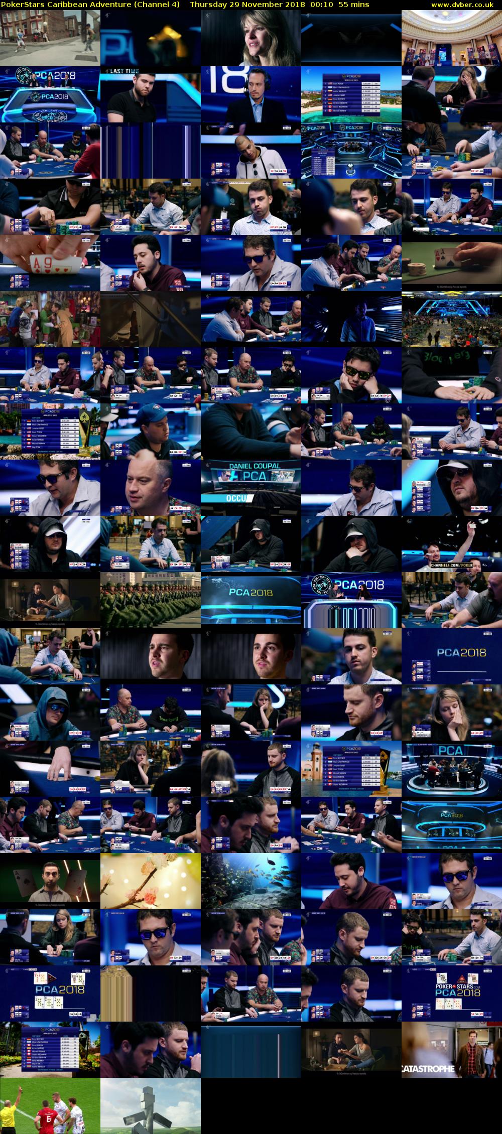PokerStars Caribbean Adventure (Channel 4) Thursday 29 November 2018 00:10 - 01:05